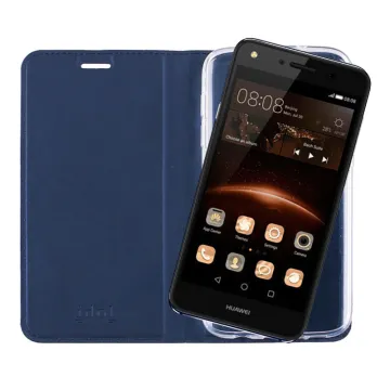 IDOL 1991 ΘΗΚΗ HUAWEI Y5 II PRIME MAGNET BOOK STAND DARK BLUE