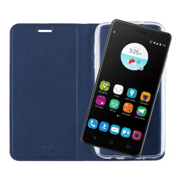 IDOL 1991 ΘΗΚΗ ZTE BLADE V7 PRIME MAGNET BOOK STAND DARK BLUE