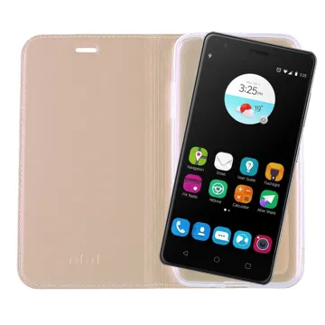 IDOL 1991 ΘΗΚΗ ZTE BLADE V7 PRIME MAGNET BOOK STAND GOLD