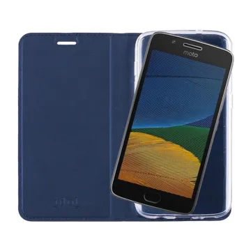 IDOL 1991 ΘΗΚΗ LENOVO MOTO G5 PRIME MAGNET BOOK STAND DARK BLUE