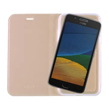 IDOL 1991 ΘΗΚΗ LENOVO MOTO G5 PRIME MAGNET BOOK STAND GOLD