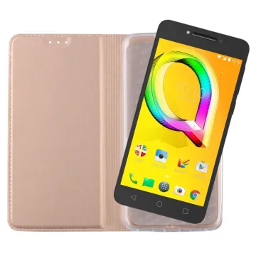 VOLTE-TEL MAGNET BOOK STAND ΘΗΚΗ ALCATEL MAGNET BOOK STAND A5 LED 5.2in GOLD