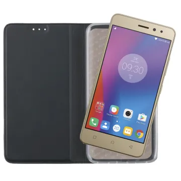 VOLTE-TEL MAGNET BOOK STAND ΘΗΚΗ LENOVO K6 5.0in DARK GREY