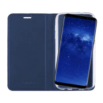 IDOL 1991 ΘΗΚΗ SAMSUNG S9 G960 PRIME MAGNET BOOK STAND DARK BLUE