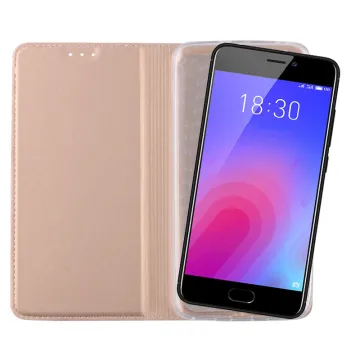 VOLTE-TEL MAGNET BOOK STAND ΘΗΚΗ MEIZU M6 5.2in GOLD