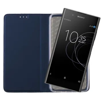 VOLTE-TEL MAGNET BOOK STAND ΘΗΚΗ SONY XPERIA XA1 PLUS 5.5in DARK BLUE