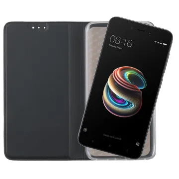 VOLTE-TEL MAGNET BOOK STAND ΘΗΚΗ XIAOMI REDMI 5A 5.0in DARK GREY