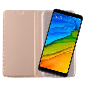 VOLTE-TEL MAGNET BOOK STAND ΘΗΚΗ XIAOMI REDMI 5 5.7in GOLD