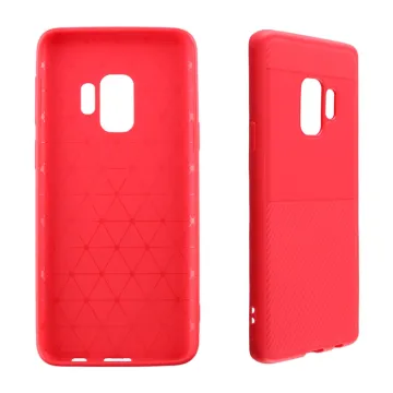 IDOL 1991 CARBON TPU ΘΗΚΗ SAMSUNG S9 PLUS G965 6.2in RED