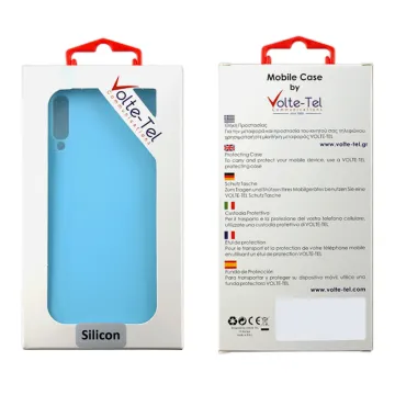VOLTE-TEL SILICON TPU ΘΗΚΗ SAMSUNG S10 G973 6.1in CAMERA GUARD LIGHT BLUE