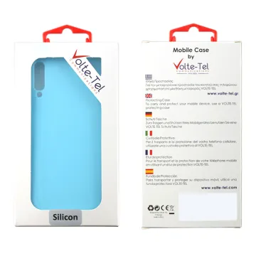 VOLTE-TEL SILICON TPU ΘΗΚΗ HUAWEI Y6 PRO/Y6 2019 6.09in CAMERA GUARD LIGHT BLUE