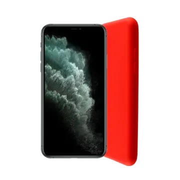LIME VELVET TPU ΘΗΚΗ IPHONE 11 PRO MAX 6.5in 4 SIDE RED