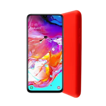 LIME VELVET TPU ΘΗΚΗ SAMSUNG A70 2019 A705 6.7in 4 SIDE RED
