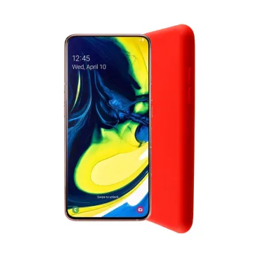 LIME VELVET TPU ΘΗΚΗ SAMSUNG A80 2019 A805 6.7in 4 SIDE RED