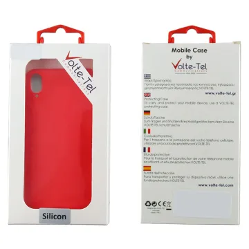 VOLTE-TEL SILICON TPU ΘΗΚΗ XIAOMI MI NOTE 10/MI NOTE 10 PRO 6.47in CAMERA GUARD RED