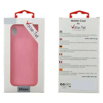 VOLTE-TEL SILICON TPU ΘΗΚΗ XIAOMI MI 10 5G 6.67in CAMERA GUARD PINK