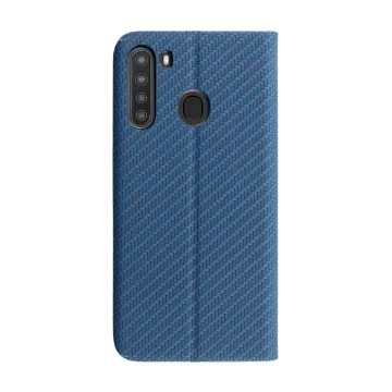 IDOL 1991 ELITE ΘΗΚΗ SAMSUNG A21 A215 6.5in ANTI-RFID BOOK STAND BLUE
