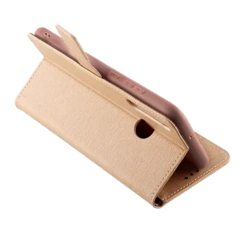 VOLTE-TEL ALLURE ΘΗΚΗ SAMSUNG A20s A207 6.5in MAGNET BOOK STAND CLIP GOLD