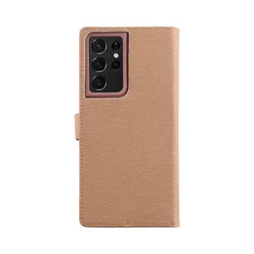 VOLTE-TEL ALLURE ΘΗΚΗ SAMSUNG S21 ULTRA 5G G998 6.8in MAGNET BOOK STAND CLIP GOLD