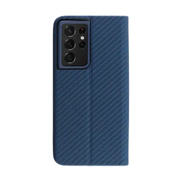 IDOL 1991 ELITE ΘΗΚΗ SAMSUNG S21 ULTRA 5G G998 6.8in ANTI-RFID BOOK STAND BLUE