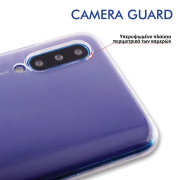 VOLTE-TEL SLIMCOLOR AIR TPU ΘΗΚΗ SAMSUNG A72 A725/A726 6.7in CAMERA GUARD ΔΙΑΦΑΝΗ