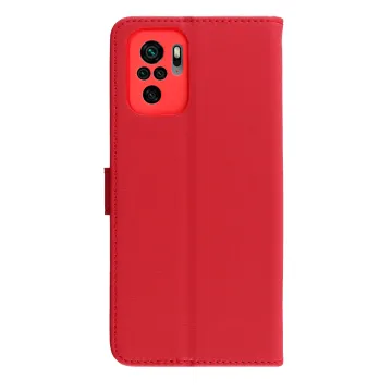 VOLTE-TEL ALLURE ΘΗΚΗ XIAOMI REDMI NOTE 10 4G/NOTE 10S 6.43in MAGNET BOOK STAND CLIP RED