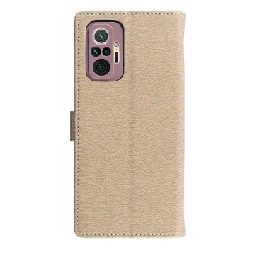 VOLTE-TEL ALLURE ΘΗΚΗ XIAOMI REDMI NOTE 10 PRO 6.67in MAGNET BOOK STAND CLIP GOLD