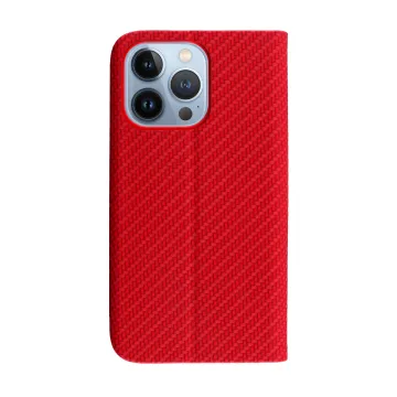 IDOL 1991 ELITE ΘΗΚΗ IPHONE 13 PRO 6.1in ANTI-RFID BOOK STAND RED