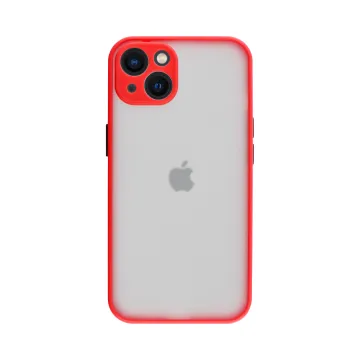 LIME HARDSHELL FUSION ΘΗΚΗ IPHONE 13 6.1in FULL CAMERA PROTECTION RED WITH BLACK KEYS