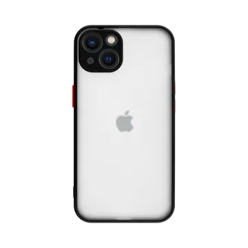 LIME HARDSHELL FUSION ΘΗΚΗ IPHONE 13 MINI 5.4in FULL CAMERA PROTECTION BLACK WITH RED KEYS