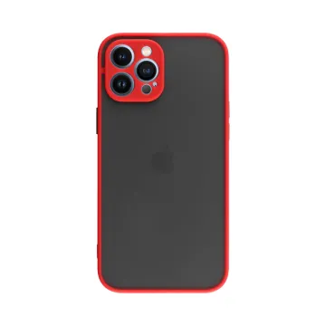 LIME HARDSHELL FUSION ΘΗΚΗ IPHONE 13 PRO 6.1in FULL CAMERA PROTECTION RED WITH BLACK KEYS