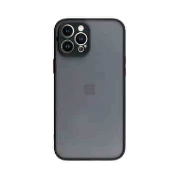 LIME HARDSHELL FUSION ΘΗΚΗ IPHONE 13 PRO MAX 6.7in FULL CAMERA PROTECTION BLACK WITH RED KEYS