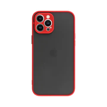 LIME HARDSHELL FUSION ΘΗΚΗ IPHONE 13 PRO MAX 6.7in FULL CAMERA PROTECTION RED WITH BLACK KEYS