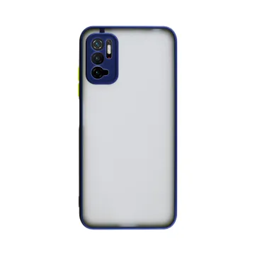 LIME HARDSHELL FUSION ΘΗΚΗ XIAOMI POCO M3 PRO 4G/POCO M3 PRO 5G 6.5in FULL CAMERA PROTECTION BLUE WITH YELLOW KEYS
