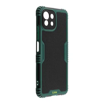 LIME HARDSHELL FUSION ΘΗΚΗ REALME 8i 6.5in FULL CAMERA PROTECTION BLACK WITH RED KEYS