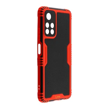 LIME HARDSHELL FUSION ΘΗΚΗ REALME C21Y/C25Y 6.5in FULL CAMERA PROTECTION BLACK WITH RED KEYS