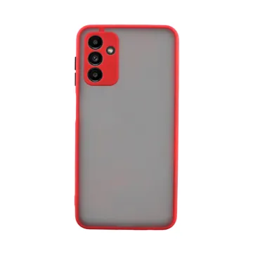 LIME HARDSHELL FUSION ΘΗΚΗ SAMSUNG A04s A047/A13 5G A136U 6.5in FULL CAMERA PROTECTION RED WITH BLACK KEYS