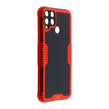 LIME ARMADILLO ΘΗΚΗ REALME C25/C25s 6.5in FULL CAMERA PROTECTION RED
