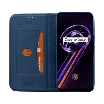 IDOL 1991 ELITE ΘΗΚΗ REALME 9 5G/9 PRO 5G 6.6in ANTI-RFID BOOK STAND BLUE