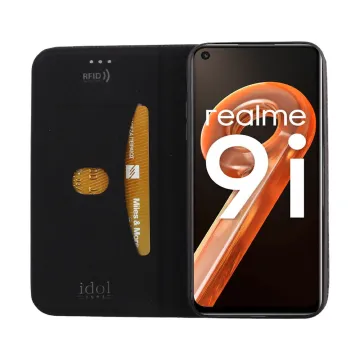 IDOL 1991 ELITE ΘΗΚΗ REALME 9i 6.6in ANTI-RFID BOOK STAND BLACK