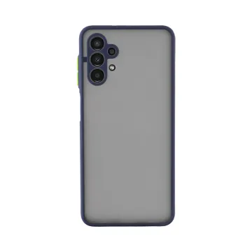 LIME HARDSHELL FUSION ΘΗΚΗ SAMSUNG A13 4G A135/A137 6.6in FULL CAMERA PROTECTION BLUE WITH YELLOW KEYS