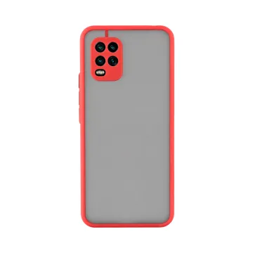 LIME HARDSHELL FUSION ΘΗΚΗ XIAOMI MI 10 LITE 5G/ MI 10 LITE YOUTH/ MI 10 LITE ZOOM 6.57in FULL CAMERA PROTECTION RED WITH BLACK