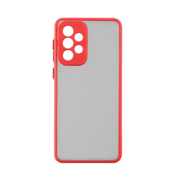 LIME HARDSHELL FUSION ΘΗΚΗ SAMSUNG A33 5G A336 6.4in FULL CAMERA PROTECTION RED WITH BLACK KEYS