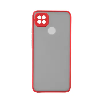 LIME HARDSHELL FUSION ΘΗΚΗ XIAOMI REDMI 10A 6.53in FULL CAMERA PROTECTION RED WITH BLACK KEYS