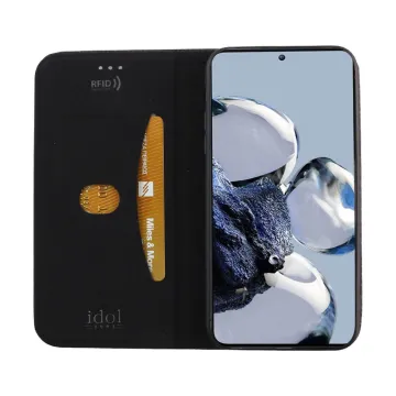 IDOL 1991 ELITE ΘΗΚΗ XIAOMI 12T/12T PRO 6.67in ANTI-RFID BOOK STAND BLACK