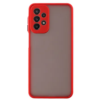 LIME HARDSHELL FUSION ΘΗΚΗ SAMSUNG A23 4G A235/A23 5G A236 6.6in FULL CAMERA PROTECTION RED WITH BLACK KEYS