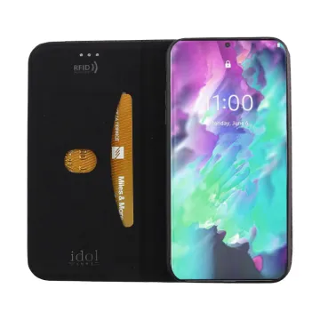 IDOL 1991 ELITE ΘΗΚΗ SAMSUNG S23 5G S911 6.1in ANTI-RFID BOOK STAND BLACK