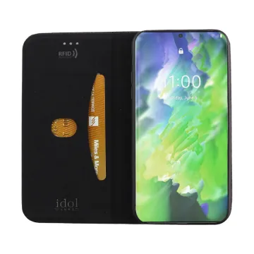 IDOL 1991 ELITE ΘΗΚΗ SAMSUNG S23 PLUS 5G S916 6.6in ANTI-RFID BOOK STAND BLACK