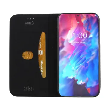 IDOL 1991 ELITE ΘΗΚΗ SAMSUNG S23 ULTRA 5G S918 6.8in ANTI-RFID BOOK STAND BLACK