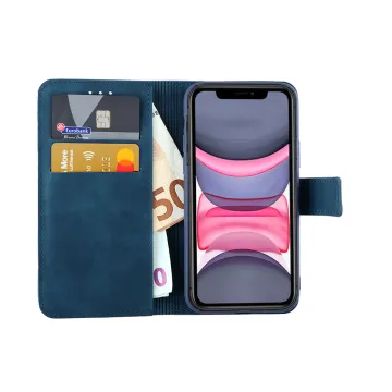 LIME ESSENTIAL ΘΗΚΗ IPHONE 11 6.1in MAGNET BOOK STAND CLIP DARK BLUE